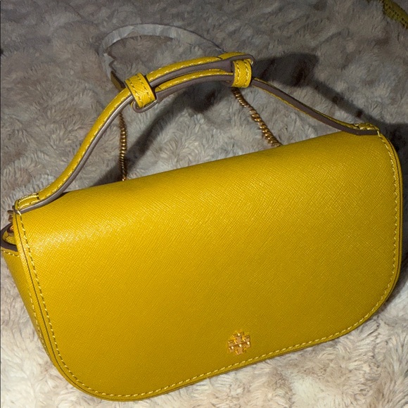 Tory Burch Emerson Top Handle Crossbody Island Palm with Matching wallet - Picture 5 of 16